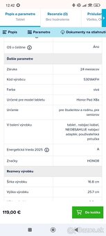 Tablet Honor Pád X8a - 4