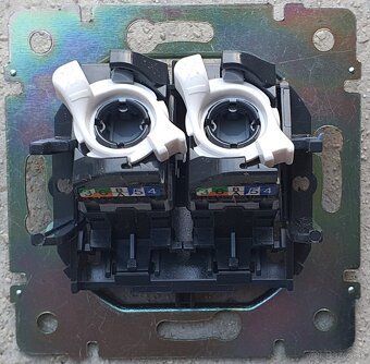 Predam VALENA 2XRJ45 UTP KAT5E BIELA - 774239 - 4