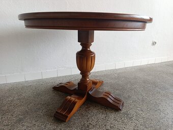 Rustikální konferenční stolek, nábytek z masívu, stůl - 4