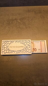 Drevené obálky na peniaze - 4