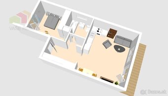 NA PREDAJ – 2-izbový byt 60 m2 v novostavbe RiverResort, Ban - 4