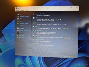 NTB/ Intel® Core™ i5/8GB/256SSD/Win.11/ - TOP STAV - 4