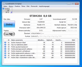 Retro HDD seagate medalist 8,6gb - 4