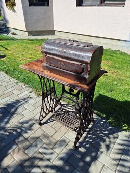 Kayser starodávny šijací stroj komplet - 4