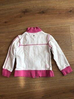 TOMMY HILFIGER - dámsky/dievčenský ružový bavlnený svetrík - 4