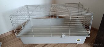 Klietka pre zajaca/morča 90x50cm s príslušenstvom - 4