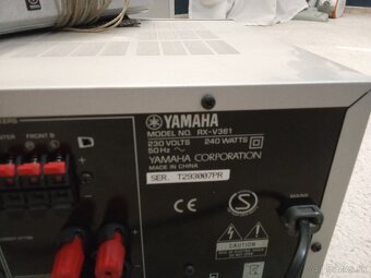 Predám zosilovač Yamaha rx v361 spolu s reproduktormi - 4