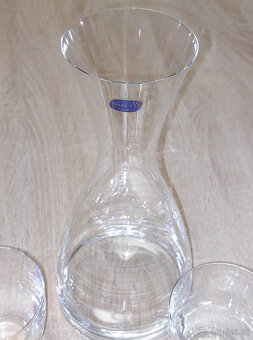 Karafa+poháre, štamperlíky - 4