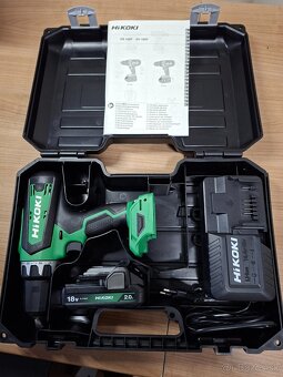 Hikoki DS18DF, akumulatorova vrtacka + bateria + nabijacka + - 4