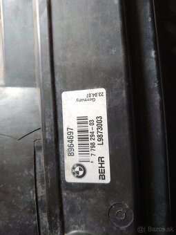 BMW E60 Chladič, Intercooler, Sahara,ventilátor - 4