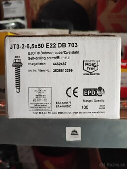 EJOT šroby a FIscher SXRL - 4