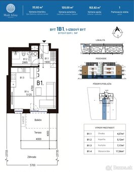 1 izbový byt so 120m2 záhradou v Modre - 4