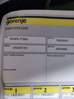 Umývačka riadu Gorenje - 4