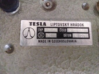 Starý drevený telefón TESLA -CS20 - 4