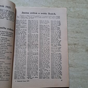 Kalendáŕ Svazu katolíckych žen a dívek 1937 - 4