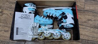 Detské korčule 2v1  35-38 - 4