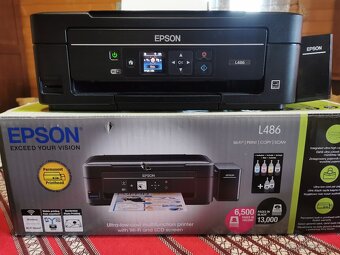 Predám multifunkčnú atramentovu tlačiareň Epson L486 - 4