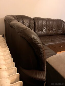 Koženný rozkladací gauč - 4