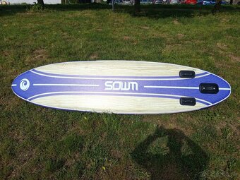 Paddleboard fialovy s obojstrannym veslom - 4