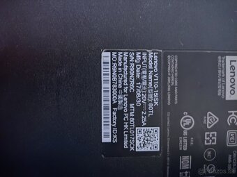 Predám notebook Lenovo V110-15ISK Black - 4