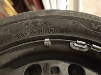 Letné pneumatiky 195/50 R15 na kolesách Fabia 1 - 4