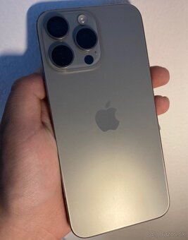 Predám iPhone 15 PRO MAX 512GB Natural Titanium Stav 8/10 - 4