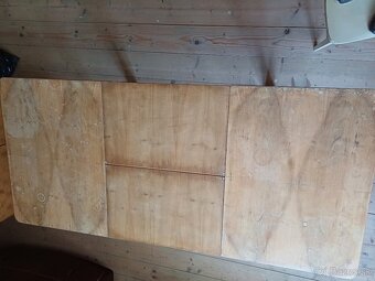 Starožitný rozťahovací stôl, zrkadlo - 4