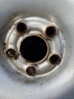 Plechové disky + pneu - 4