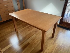 Jedálenský stôl rozťahovací + 6 stoličiek - 4