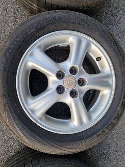 Toyota Disky R15, 5x100, 6J, ET39, letné pneu 195/60r15 - 4