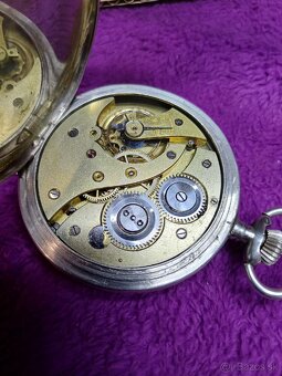 Predám starozitne vreckové hodinky patent+30476 - 4