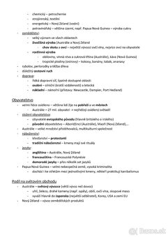 Maturitné témy z geografie/ zemepisu (ústna skúška) - 4
