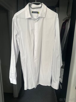 Pánske košele slim fit XL - 4