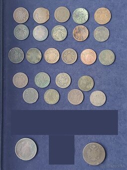 Zbierka mincí - Rakúsko Uhorsko prvá a druhá emisia - upr - 4
