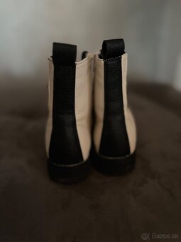 Dievčenské kožené topánky veľ.33 - 4