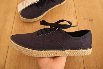 Dámske tenisky plátenky espadrilky ESMARA č. 40 - NOVÉ - 4