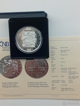 Strieborné mince 500 KČ Proof - 4