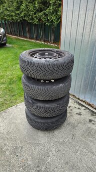 Disky 6Jx15 ET46 so zimnými gumami Kleber - 4