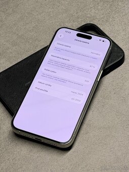 APPLE IPHONE 15 PRO MAX 256/BIELY/TOP STAV - 4