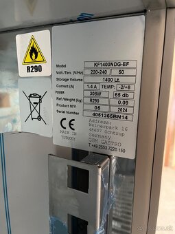 Gastro chladnička 1400 litrov presklená - 4