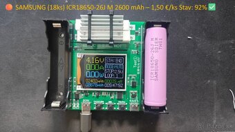 Články Li-Ion 18650 2600 mAh - 4