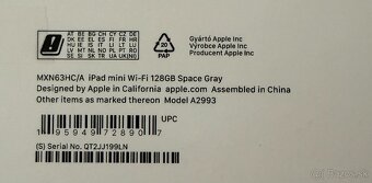 iPad mini WiFi 128 GB vesmírno sivý 2024 - 4