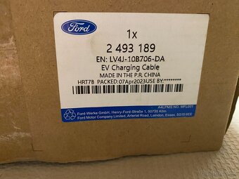 Nabíjací elektrický kábel Ford 8 metrový úplne nový 2493189 - 4