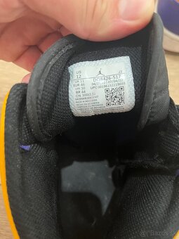 Air jordan 1 Lakers mid tenisky - 4
