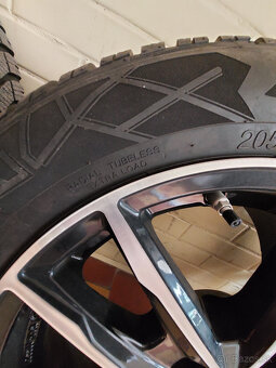 Disky Dezent R16 5x114,3+zimné pneu Vredestein 205/55+TPMS - 4