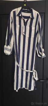 Modro biele šaty - 4