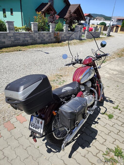 Jawa 300CL , plexi , ťažné , kufor, brašne - 4