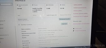 Notebook Toshiba 15,6 palcovy - 4