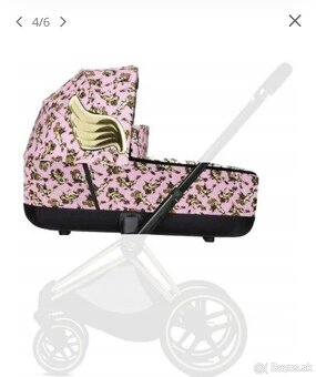 CYBEX priam vanička Cherubs pink nová - 4