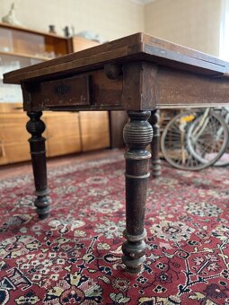 Starožitný jedálensky stôl - 4